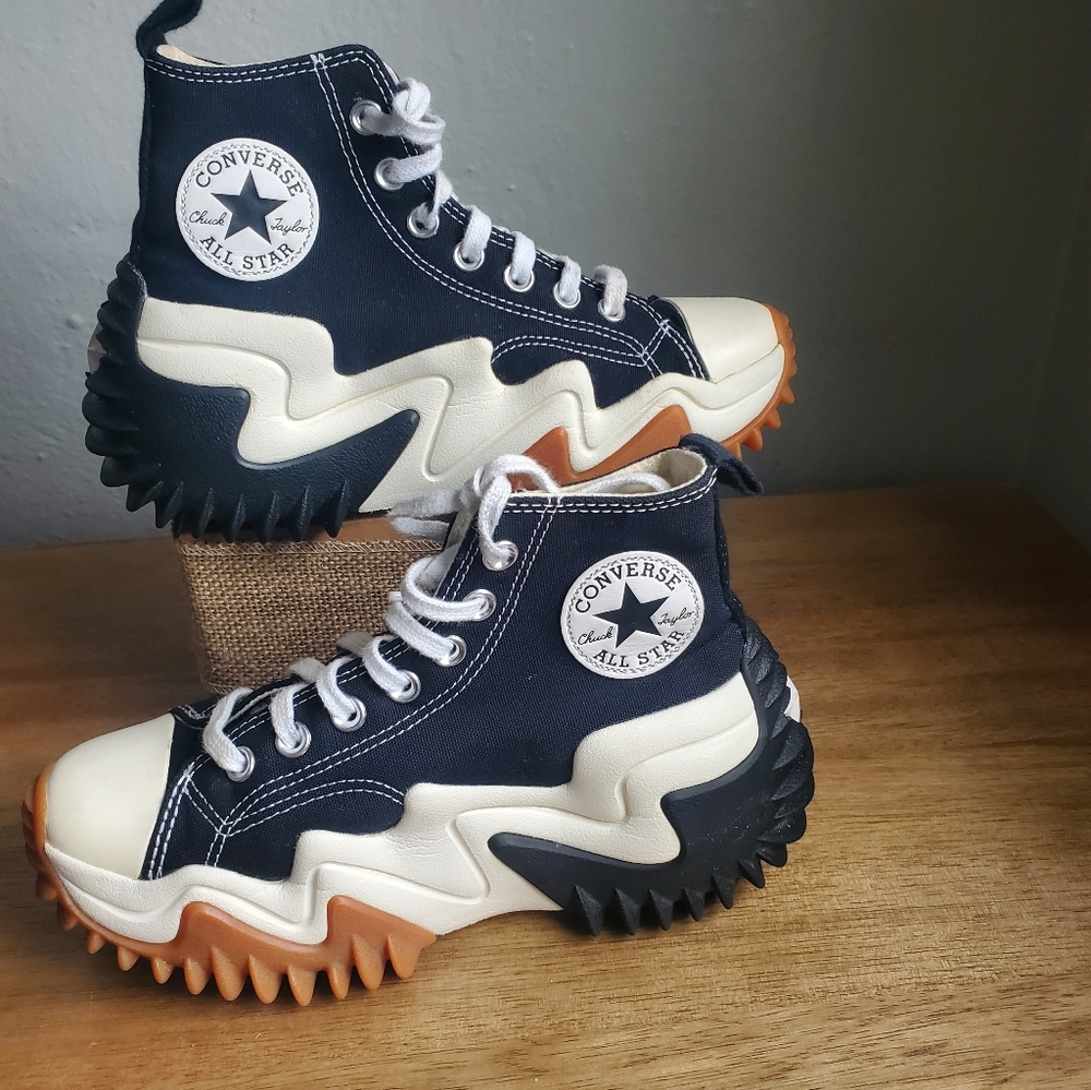 Converse Run Star Motion High Top Platform Women 6 Men 4.5 - Picture 2 of 9